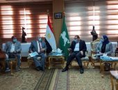 محافظ الشرقية يستقبل رئيس الشركة المصرية للصيانة الذاتية للطرق والمطارات