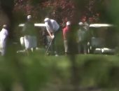 دونالد ترامب يقضى أوقات فراغه فى لعب الجولف.. فيديو وصور