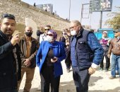 محافظة القاهرة تبدأ حصر العقارات بمحيط الدائرى وأعمال الإزالة بالبساتين.. صور