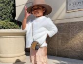 ابنه كلوى كاردشيان ترتدى شنطة من Louis Vuitton بقيمة 1،570 دولارًا