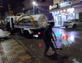 محافظ دمياط تتابع أعمال رفع تجمعات مياه الأمطار