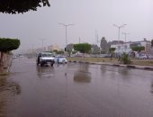 أمطار فى بورفؤاد وشرق بورسعيد وانخفاض شديد بدرجات الحرارة.. صور