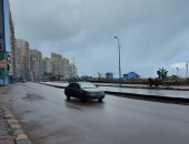 رياح وأمطار متقطعة على الإسكندرية فى ثان أيام موجة الطقس السيئ