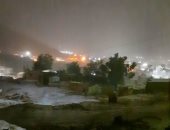 تساقط الثلوج بكثافة على مدينة سانت كاترين.. فيديو وصور