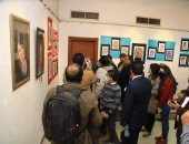 هيثة قصور الثقافة تفتتح معرض الفن التشكيلى لرواد ثقافة سوهاج .. صور