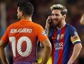 أجويرو حيلة برشلونة الجديدة لإقناع ميسي بالبقاء فى "كامب نو"