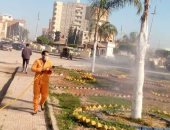 حملة تطهير بشوارع الدلنجات بالبحيرة ضمن الإجراءات الوقائية لمواجهة كورونا.. صور