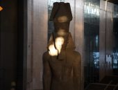 نجاح تعامد أشعة شروق الشمس على وجه رمسيس الثانى بالمتحف المصرى الكبير..صور