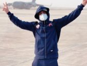 عبد الله جمعة يطمـئن جماهير الزمالك بعلامة النصر فى أول صورة من السنغال