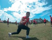 أيمن أشرف يشارك فى مران الأهلي الجماعي بالكونغو استعدادا لمواجهة فيتا كلوب