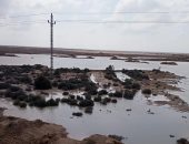 الموجه الشتوية تخلف سيول فى عدة مناطق بوسط سيناء