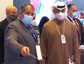 محمد بن زايد يتفقد جناح وزارة الإنتاج الحربي بمعرض "2021 IDEX" أبو ظبي (صور)