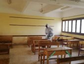 حملات لتعقيم المدارس بالوادى الجديد استعدادا لامتحانات نصف العام