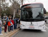 إسبانيا تختبر أول أتوبيس كهربائى ذاتى القيادة.. ألبوم صور