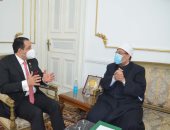 وزير الأوقاف يبحث مع نائب رئيس البرلمان العربى الإعداد لمؤتمر "حوار الأديان والثقافات"