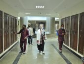 الانتهاء من أعمال التعقيم ومسارات خاصة للطلاب قبل الامتحانات بجامعة كفر الشيخ.. صور