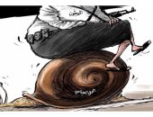 مليشيا الحوثى لا تريد الحل السياسى فى اليمن بكاريكاتير سعودى