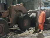حملات نظافة مكبرة بشوارع مدينة طنطا بمشاركة معدات جهاز النظافة بالحى