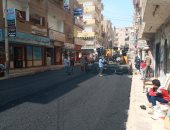 حملات نظافة وإزالة إشغالات ومصادرة الشيش من المقاهى المخالفة بأسيوط والشرقية