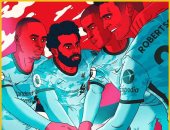 ليفربول يحفز نجومه قبل مواجهة شيفيلد بكاريكاتير لـ صلاح ورفاقه: لن نستسلم أبدا