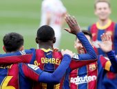 ملخص وأهداف مباراة إشبيلية ضد برشلونة في الدوري الإسباني.. فيديو