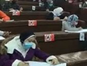 انطلاق ماراثون امتحانات الفصل الدراسى الأول بجامعة القاهرة.. فيديو وصور