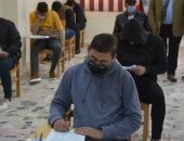 تشديد الإجراءات الاحترازية فى أول أيام الامتحانات بجامعة بورسعيد.. لايف