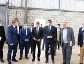 رئيس هيئة الاستثمار يستعرض الأعمال بالمنطقة الاستثمارية بميت غمر .. صور