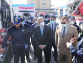 محافظ سوهاج ومدير الأمن يشهدان فعاليات الاحتفال باليوم العالمى للحماية المدنية