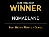 جولدن جلوب 2021.. فيلم nomadland يفوز بجائزة أفضل فيلم