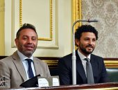 صورة اليوم.. الكابيتانو والثعلب في الجلسة العامة بمجلس النواب 