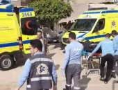 مصرع رجل وزوجته أسفل سيارة نقل ثقيل بمدينة كفر الشيخ.. صور