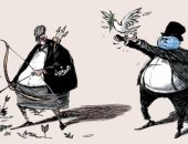 ميليشا الحوثى تُسقط جميع فرص السلام فى اليمن بكاريكاتير سعودى