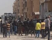 مصرع سيدة سقط عليها عمود إنارة صدمته سيارة فى السويس