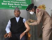رئيس الهند يتلقى لقاح كورونا فى مستشفى الجيش بنيودلهى.. صور