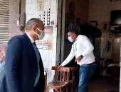 حملة لإغلاق المقاهى المخالفة لإجراءات مواجهة كورونا فى المنيا