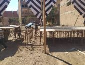 إزالة أعمال الفراشة حفلى زفاف بمدينة تلا فى المنوفية تطبيقا للإجراءات الاحترازية
