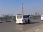 حركة المرور أعلى كوبرى أكتوبر وحالة الطقس فى القاهرة.. بث مباشر