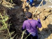 رئيس مياه القناة: إصلاح كسر مفاجئ بماسورة إثر انهيار جسر البر الغربى بترعة السويس