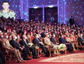 الرئيس السيسى يحتفل بيوم الشهيد فى الندوة التثقيفية الـ33.. ألبوم صور