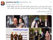 الرئيس السيسى على مواقع التواصل: شهداء الجيش وأسرهم فى عقل وقلب الوطن دائما