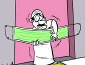 الالتزام بالإجراءات الوقائية ضرورة للسيطرة على كورونا فى كاريكاتير كويتى