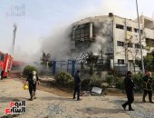 5 وفيات و12 مصابا بحريق هائل فى مصنع بمدينة العبور..صور