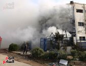 وفاة 3 مصابين بحريق مصنع العبور وارتفاع عدد الضحايا إلى 23 شخصا