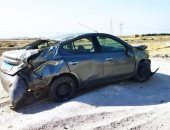 إصابة 5 أشخاص من أسرة واحدة فى حادث انقلاب سيارة بالسويس