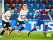 فالنسيا يسقط أمام ليفانتى 1-0 فى الدوري الإسباني