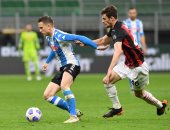 ملخص وأهداف مباراة ميلان ضد نابولي في الدوري الإيطالي