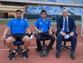 سفير مصر فى تنزانيا يحضر مران بيراميدز قبل مواجهة نامونجو.. صور