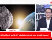 قصة كويكب يقترب من الأرض خلال ساعات فى تغطية تليفزيون اليوم السابع