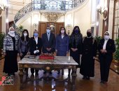 مجلس الوزراء يحتفل بـ"الوزيرات" بمناسبة يوم المرأة المصرية  